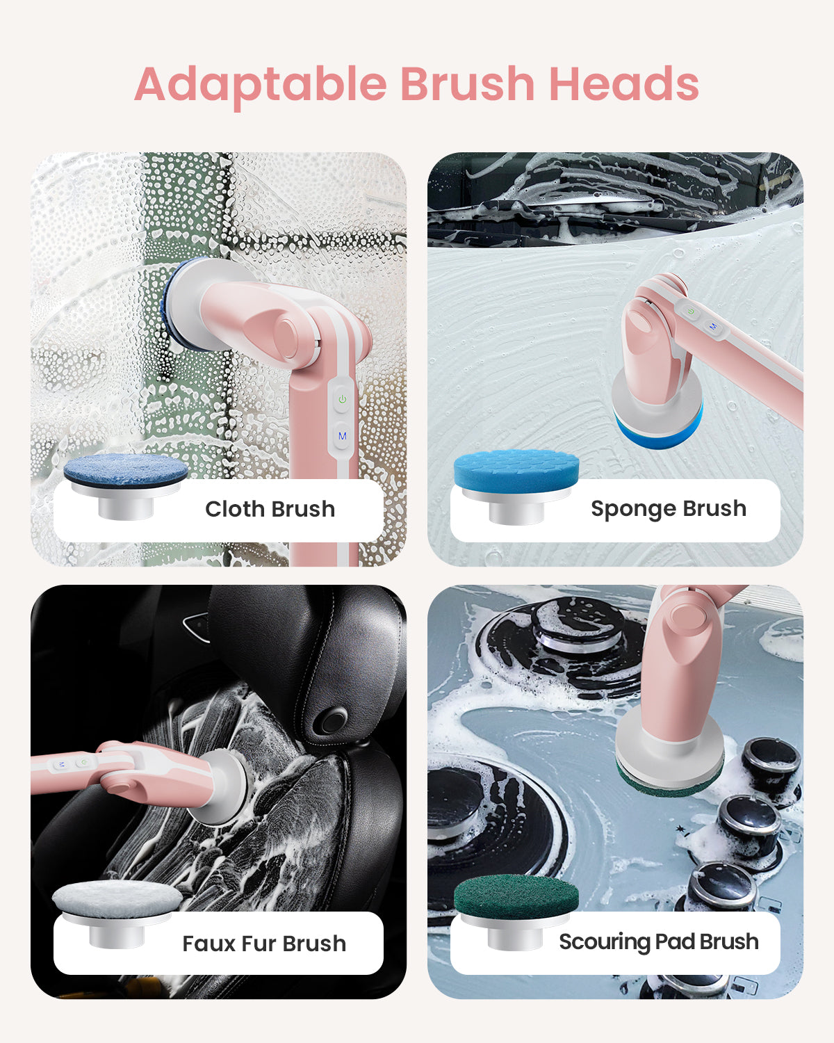 2026 Upgraded New Electric Spin Scrubber