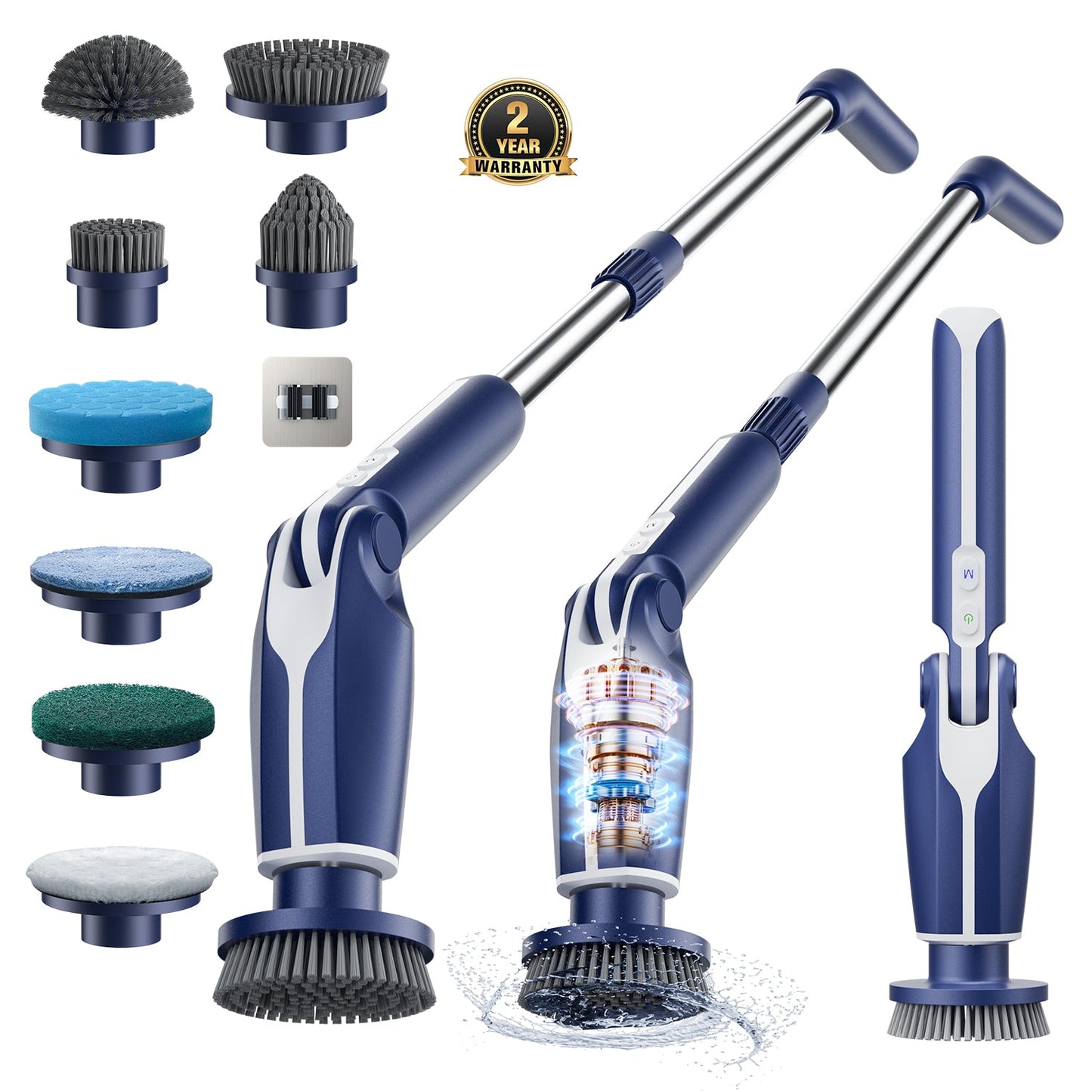 2026 Upgraded New Electric Spin Scrubber