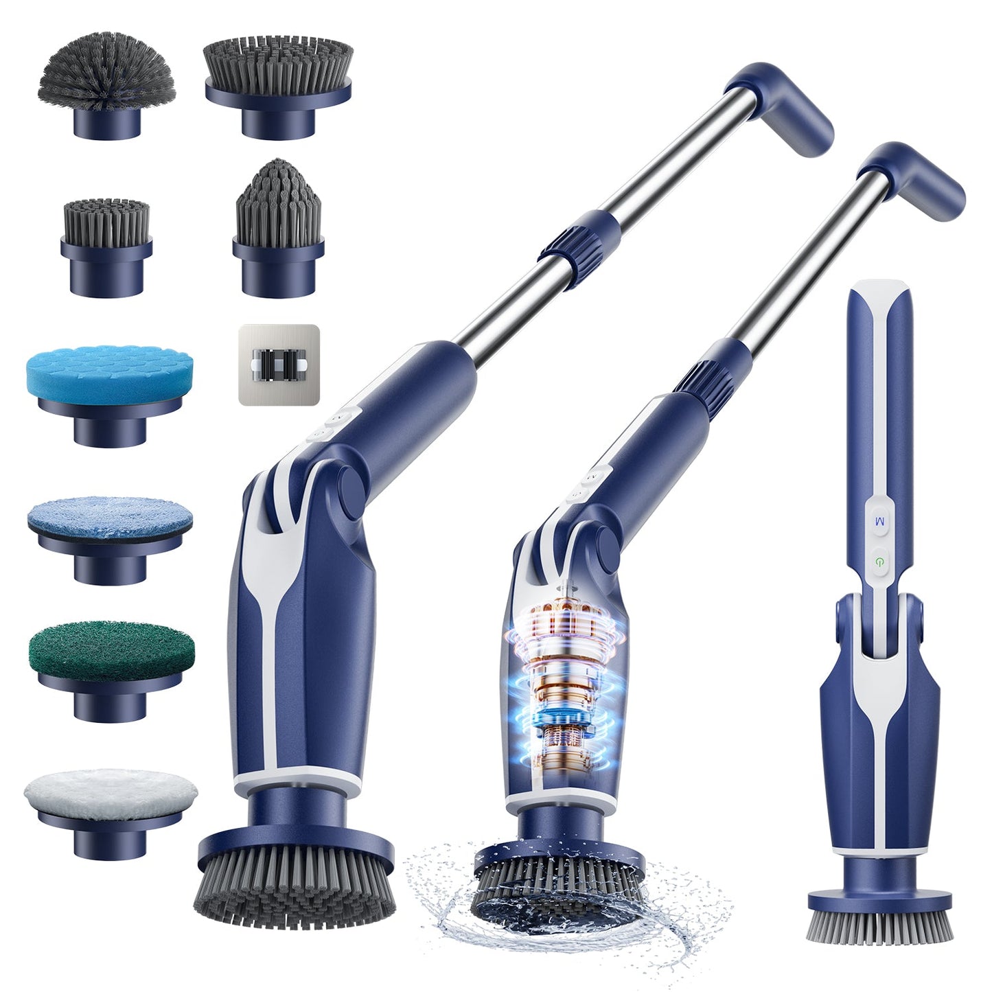 2026 Upgraded New Electric Spin Scrubber