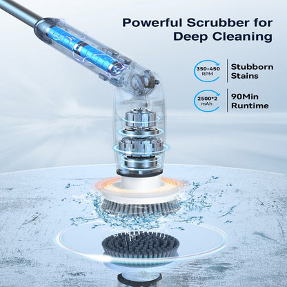 2026 Upgraded Electric Spin Scrubber YMG-820