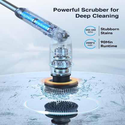 2026 Upgraded Electric Spin Scrubber YMG-820