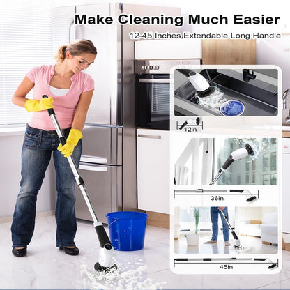 Electric Spin Scrubber with 3 Rotating Speeds