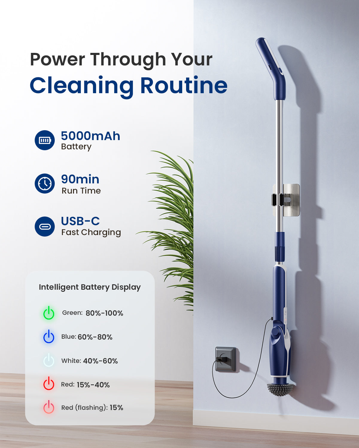 2026 Upgraded New Electric Spin Scrubber