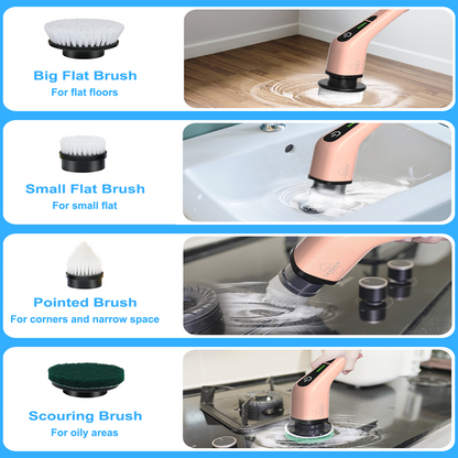 Electric Spin Scrubber with 360 Power Scrubber Dual Speed ANS-8050