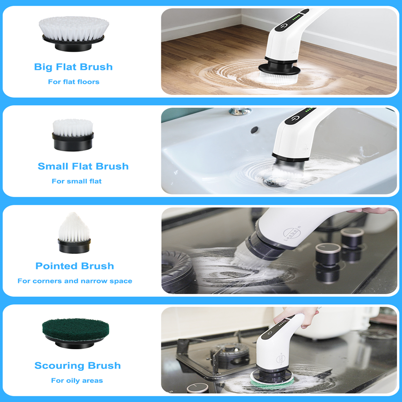 Electric Spin Scrubber with 360 Power Scrubber Dual Speed ANS-8050