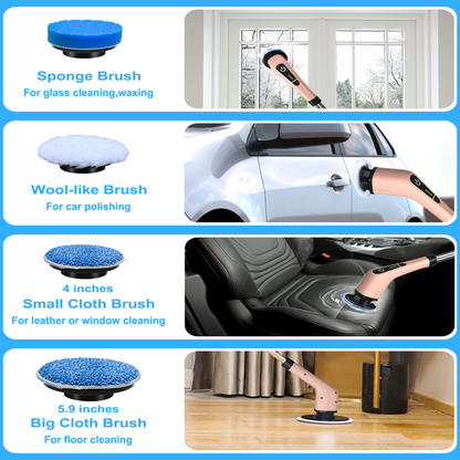 Electric Spin Scrubber with 360 Power Scrubber Dual Speed ANS-8050