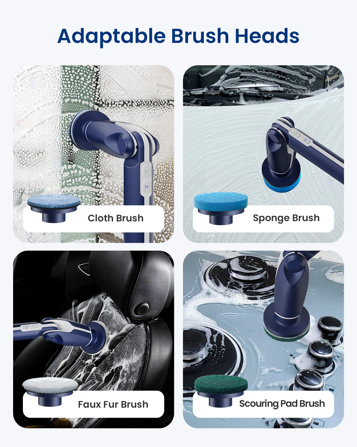 2026 Upgraded New Electric Spin Scrubber