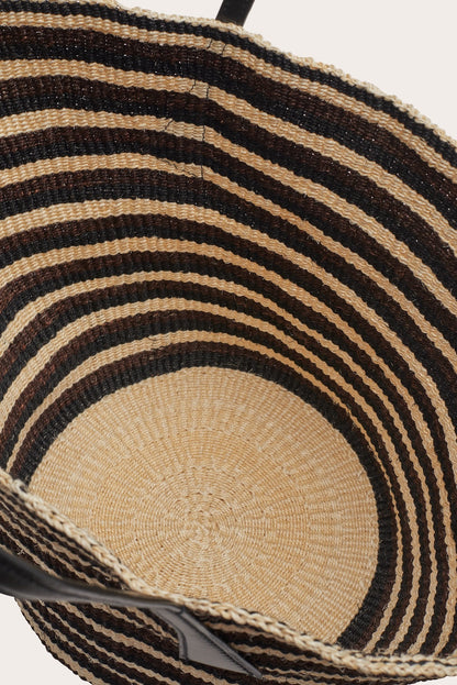 Sprout Basket Dark Multi Striped