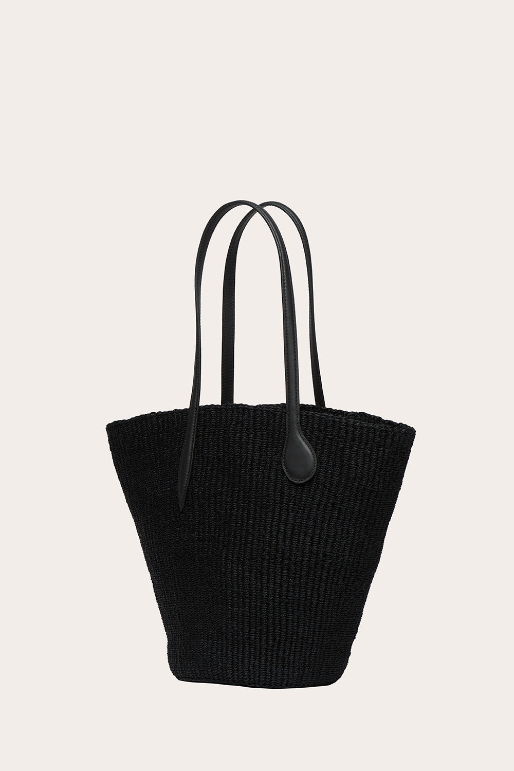 Straw Basket Black