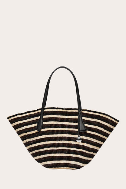 Sprout Basket Dark Multi Striped