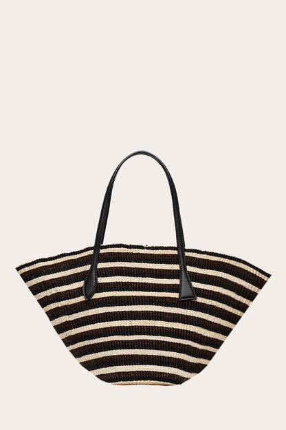 Sprout Basket Dark Multi Striped